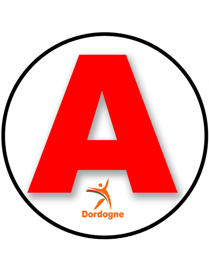 A 24 La Dordogne - 15cm - Sticker/autocollant