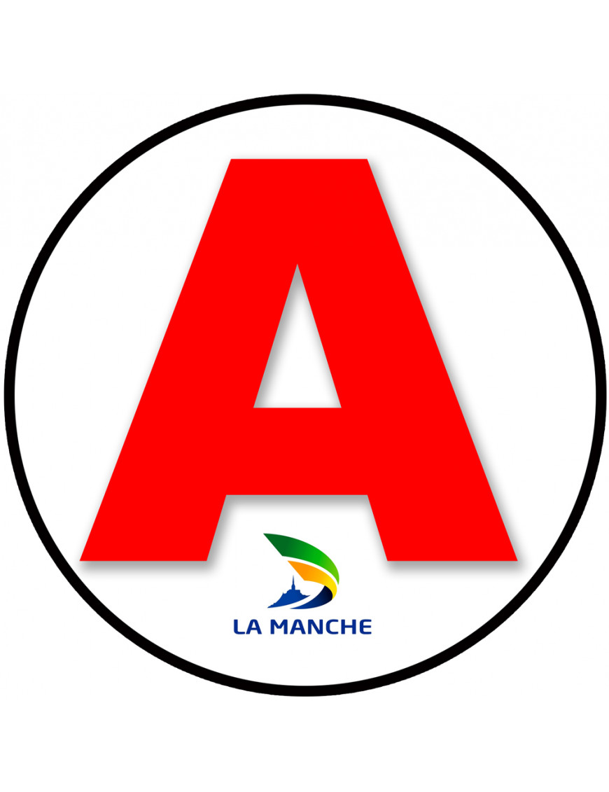 A 50 La Manche - 15cm - Sticker/autocollant