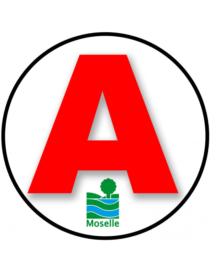 A 57 La Moselle - 15cm - Sticker/autocollant