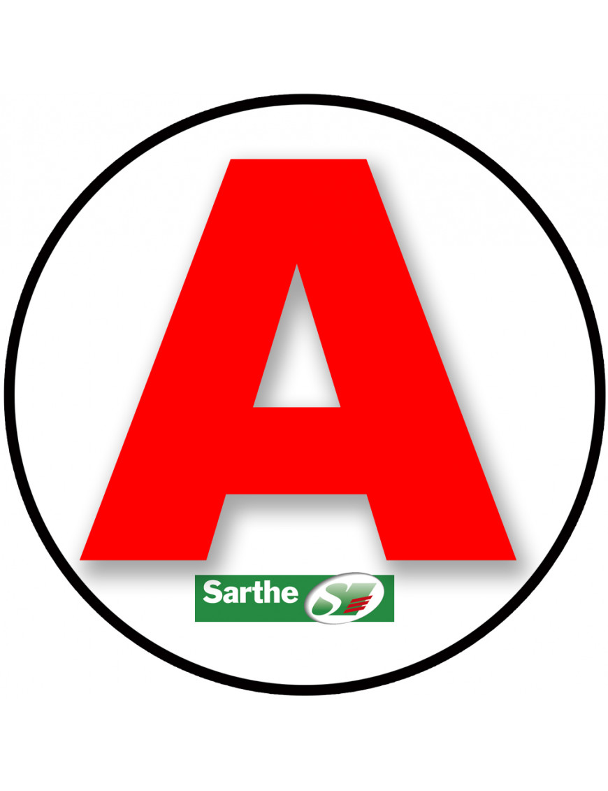 A 72 La Sarthe - 15cm - Sticker/autocollant