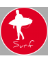 Surf - 20cm - Sticker/autocollant