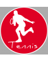 Tennis - 10cm - Sticker/autocollant