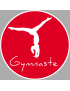 Gymnaste attitude (15cm) - Sticker/autocollant