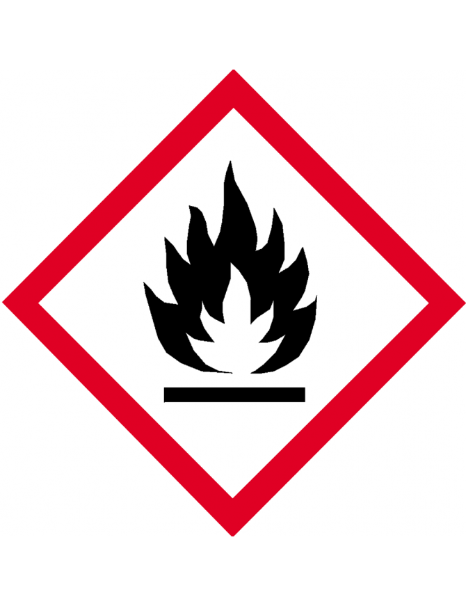 produits inflammables (10cm) - Sticker/autocollant