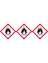 produits inflammables (3 fois 10cm) - Sticker/autocollant