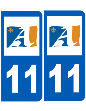 immatriculation 11 Aude - Sticker/autocollant