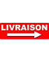 Livraison droite (29x10cm) Sticker / autocollant