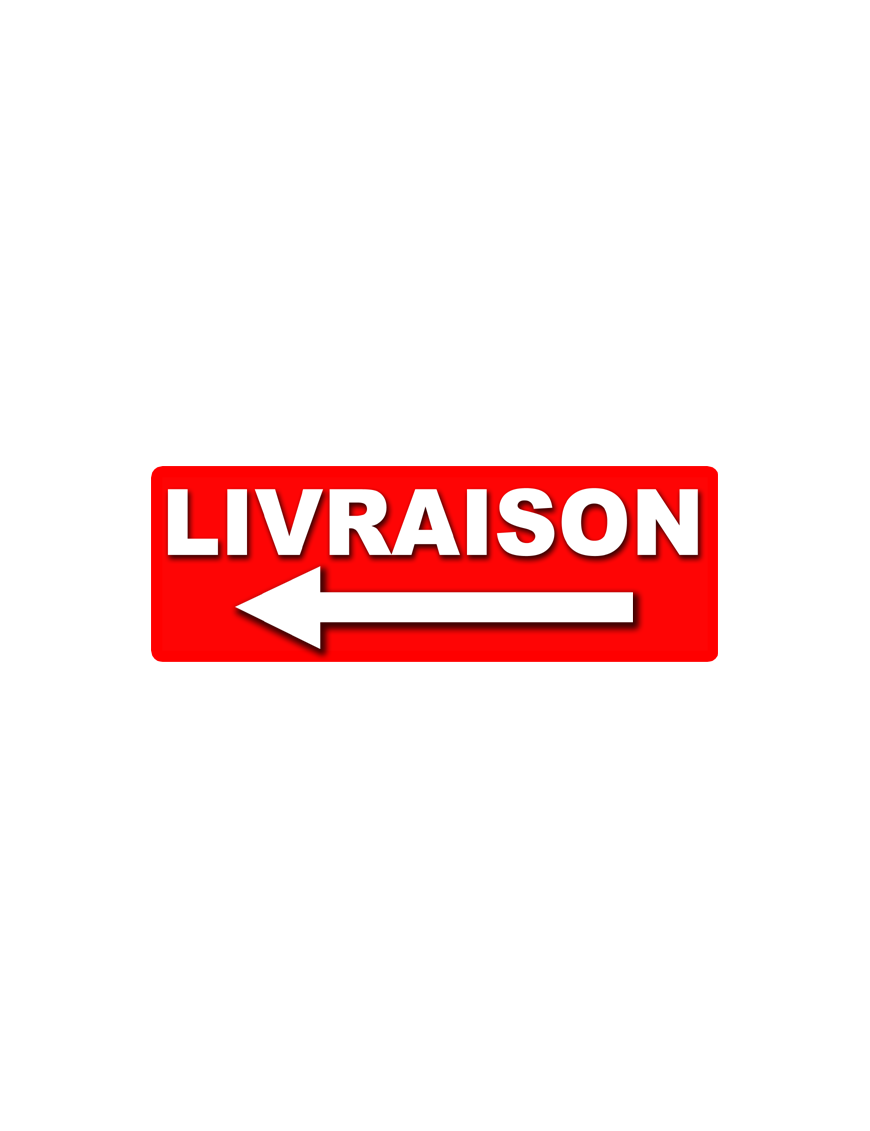 Livraison gauche (29x10cm) Sticker / autocollant