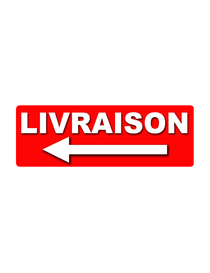 Livraison gauche (29x10cm) Sticker / autocollant