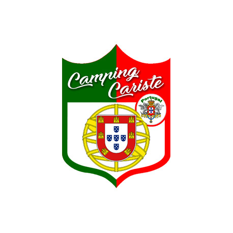 Camping car Portugal - 20x15cm - Sticker/autocollant