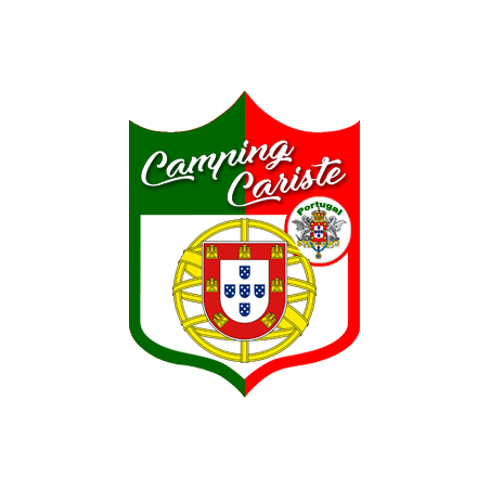 Camping car Portugal - 20x15cm - Sticker/autocollant