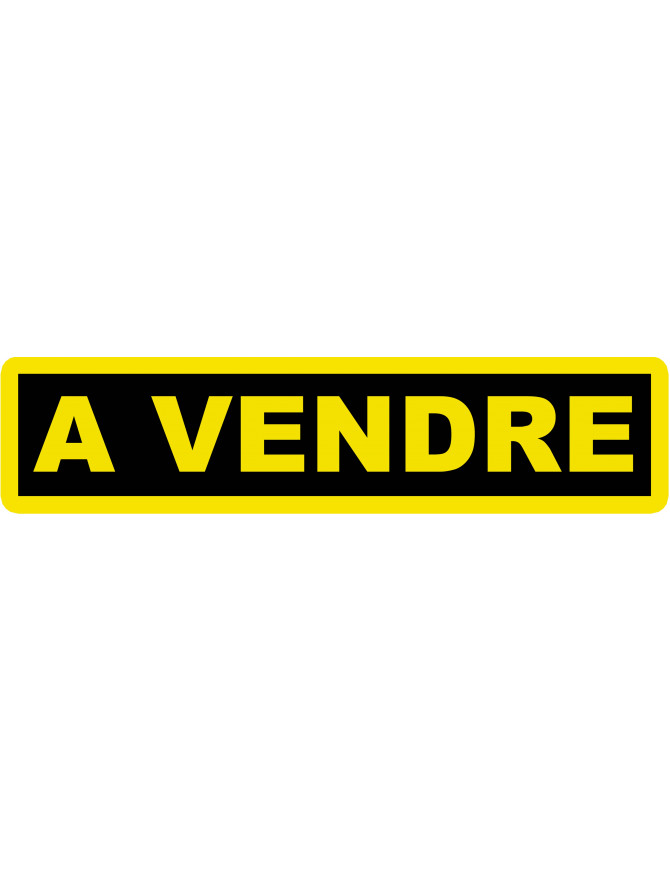 A vendre fond noir (30x7cm) - Sticker/autocollant