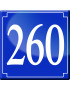 numéroderue260 - classique 10x10cm - Sticker/autocollant