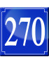 numéroderue270 - classique 10x10cm - Sticker/autocollant