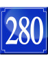 numéroderue280 - classique 10x10cm - Sticker/autocollant