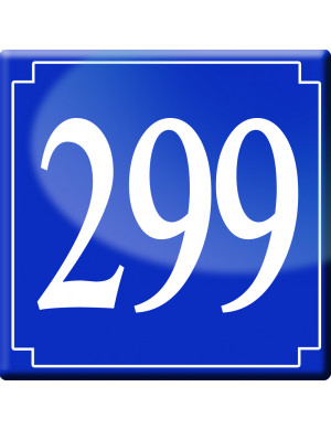 numéroderue299 - classique 10x10cm - Sticker/autocollant