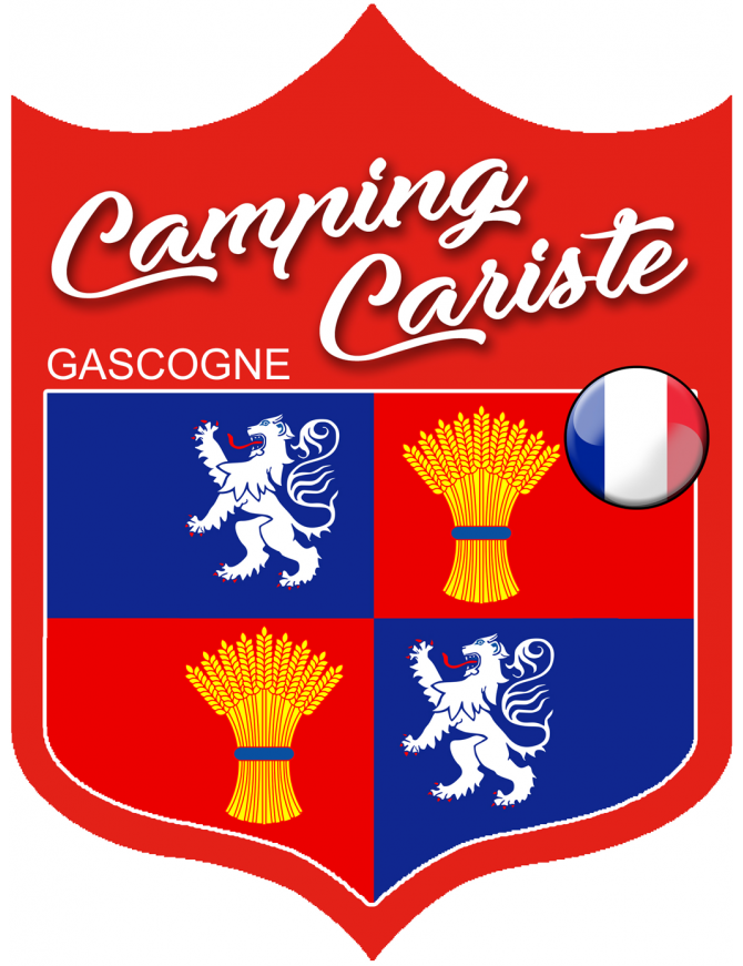 Campingcariste Gascogne - 10x7.5cm - Sticker/autocollant