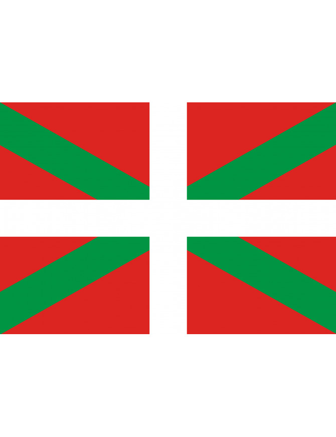 Drapeau Basque - 15x10cm - Sticker/autocollant