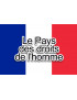 Droits de l'homme - 19.5x13cm - Sticker/autocollant