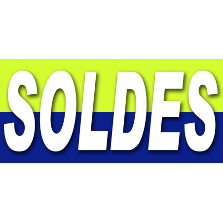 SOLDES V1 - 30x14cm - Sticker/autocollant