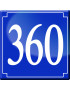 numéroderue360 - classique 10x10cm - Sticker/autocollant