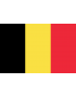 Drapeau Belgique - 15x10cm - Sticker/autocollant