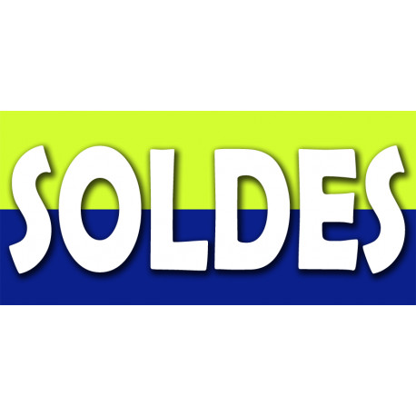 SOLDES V5 - 30x14cm - Sticker/autocollant