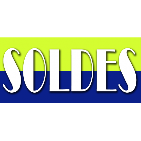 SOLDES V8 - 30x14cm - Sticker/autocollant