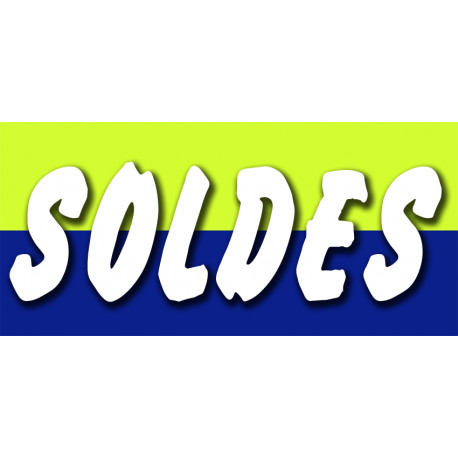 SOLDES V16 - 30x14cm - Sticker/autocollant