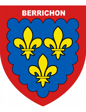 Blason du Berry - 5 cm - Sticker/autocollant