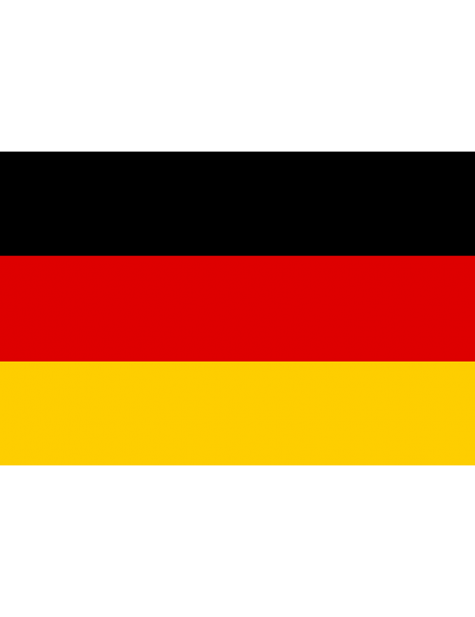 drapeau Allemagne - 15x9.9cm - Sticker/autocollant