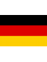 drapeau Allemagne - 15x9.9cm - Sticker/autocollant