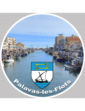 Palavas-les-Flots - 10cm - Sticker/autocollant