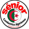 conductrice Sénior Algérienne - 15cm - Sticker/autocollant