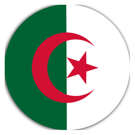 Algérie - 10cm - Sticker/autocollant