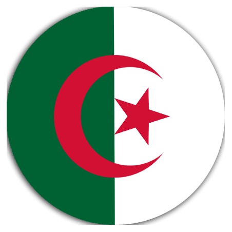 Algérie - 10cm - Sticker/autocollant