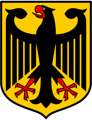 Germany - 20x15.5cm - Sticker/autocollant