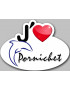 j'aime Pornichet (15x11cm) - Sticker/autocollant