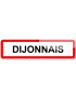 Dijonnais (15x4cm) - Sticker/autocollant