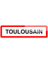 Toulousain (15x4cm) - Sticker/autocollant