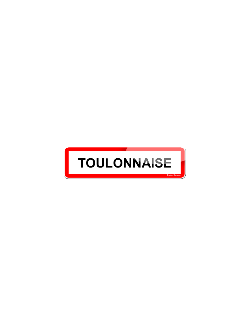 Toulonnaise (15x4cm) - Sticker/autocollant