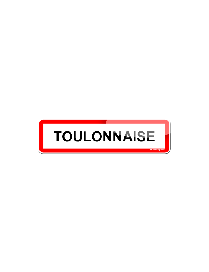 Toulonnaise (15x4cm) - Sticker/autocollant