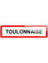 Toulonnaise (15x4cm) - Sticker/autocollant