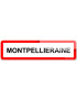 Montpellieraine (15x4cm) - Sticker/autocollant