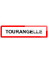 Tourangelle (15x4cm) - Sticker/autocollant