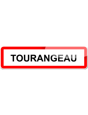 Tourangeau (15x4cm) - Sticker/autocollant