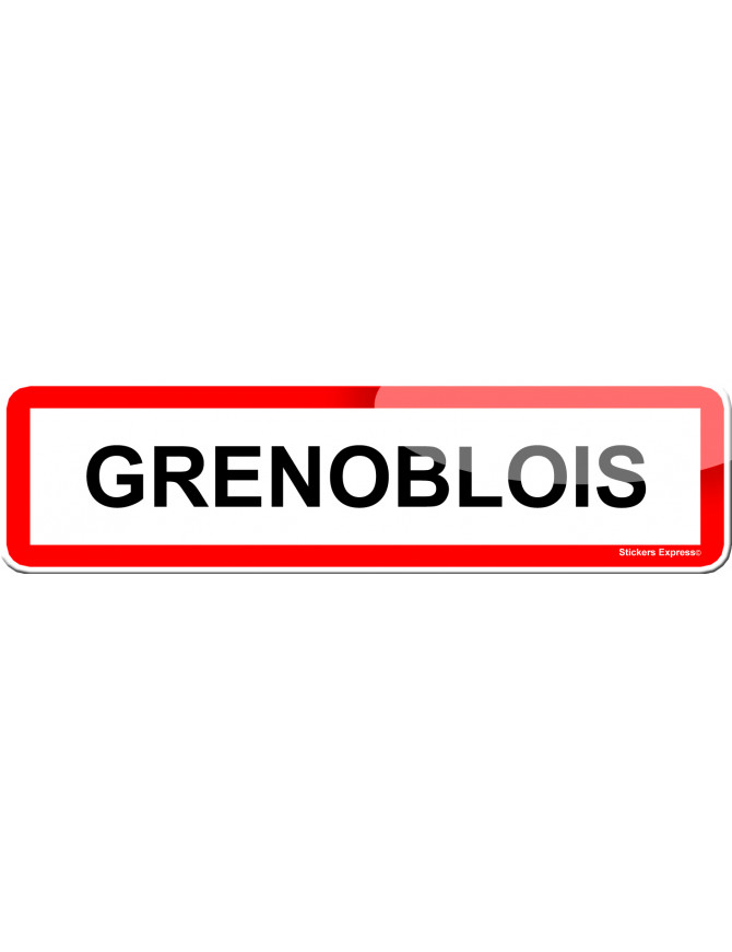 Grenoblois (15x4cm) - Sticker/autocollant