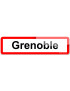 Grenoble (15x4cm) - Sticker/autocollant