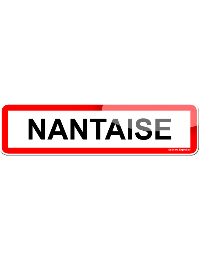 Nantaise (15x4cm) - Sticker/autocollant