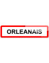 Orléanais (15x4cm) - Sticker/autocollant